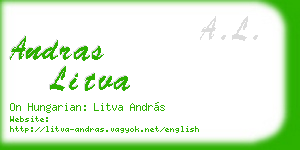 andras litva business card